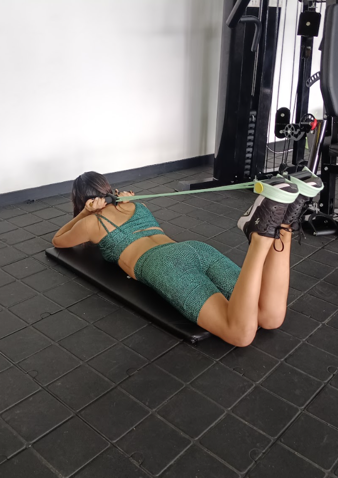 Vista 3 de Banda Elastica - COLOR: ROJO